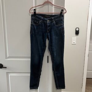 Express Women’s Deep Indigo Skinny Jeans